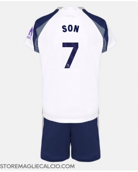 Tottenham Hotspur Son Heung-min #7 Maglia Gara Casa Repliche 2025-26 Bambino